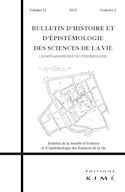 Bulletin d'histoire et d'épistémologie des sciences, v. 22, no 02                        1